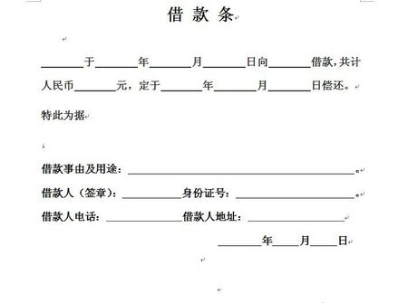 好會(huì)計(jì)軟件：借條填寫(xiě)要求
