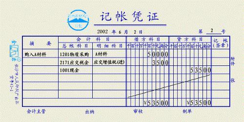 好會計：記賬憑證